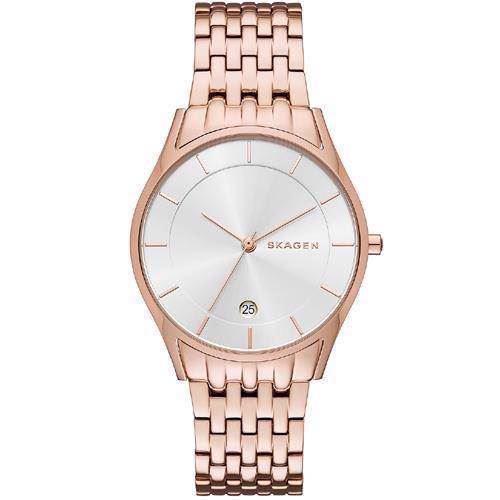 Image of Holst rosa forgyldt quartz Dame ur fra Skagen, SKW2388